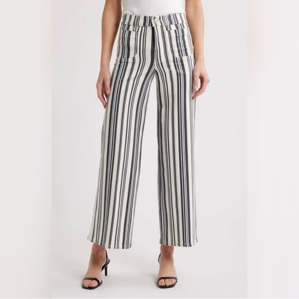 FRAME Le Slim Palazzo Modernist Pocket Jeans